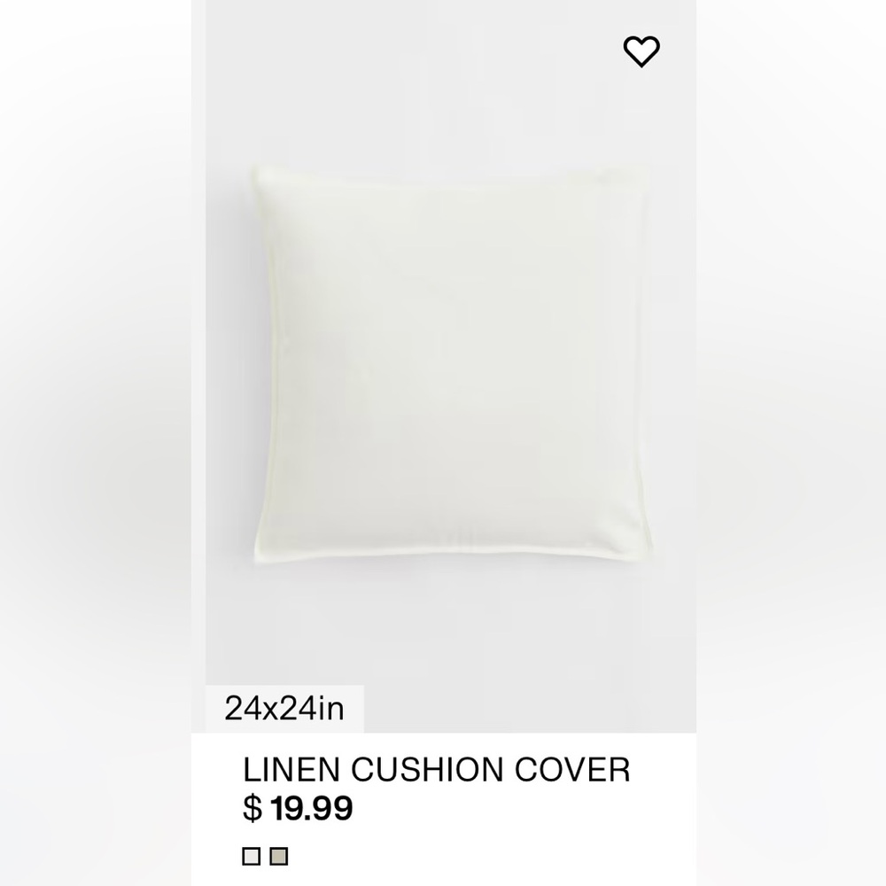 Brand New with tags! White linen pillow cases. Price is for 2! 4 total for sale